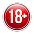 18+ Adults Only Icon